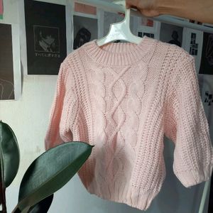 Pink Knitted Top