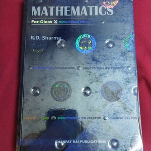 Rd Sharma Class X Mathematics