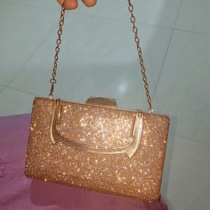 GOLD SLING BAG FOR PARTIES❣️