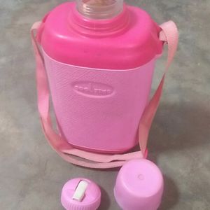 Pink Coloured Water Bottle