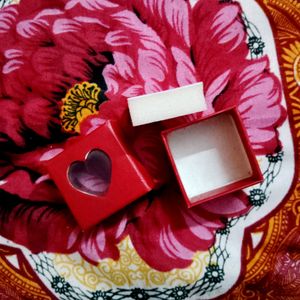 Cute Heart Box For Finger Rings