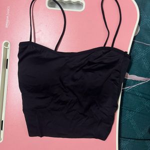 Black Padded Cami Top