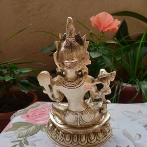 Brass Statue Tara - 1.5 Kgs, 8 Inches Tall