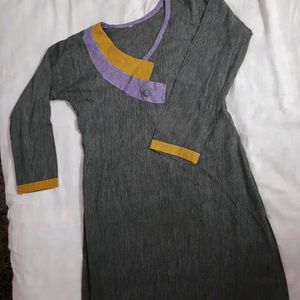 Grey Kurta