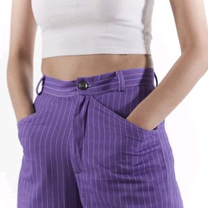 Purple Patchwork Pants (M)