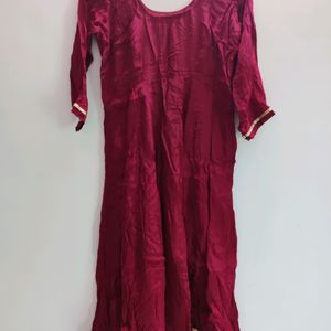 Elegant Maroon Anarkali Grace