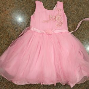 Pink Girl Baby Frock