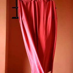 💖Bright Red Silk Palazo