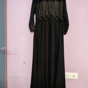 Abaya With Zip Used Umbrella Shape