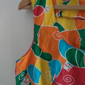 Beautiful Multicolour Korean Dress