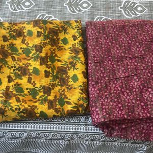 Cotton Dress Material In Combo Of 2