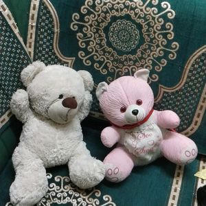 New Teddy 🧸 Pink And White 🆕 Soft Toys