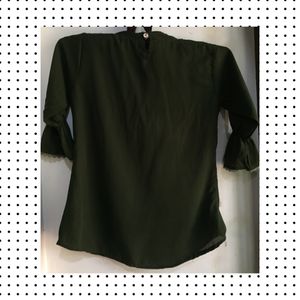 DARK GREEN SHORT TOP