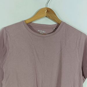 Mauve Plain Casual Top (Women)