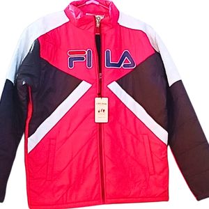 FILA JACKET ORIGINAL BLACK AND WHITE STRIPES