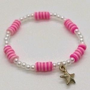 Pearl Bracelet With Starfish Charm