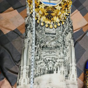 Digital Print Bodycon Dress