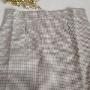 Mini Checkered Skirt