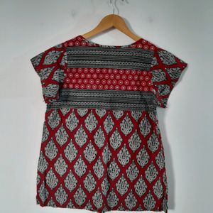 Multicolor Casual Top (Women's)