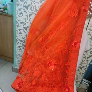 Party Wear Net Saree