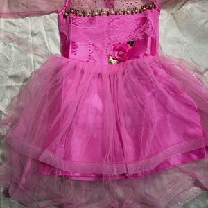 Girl Pari Dress With Wings (4-6 Years)