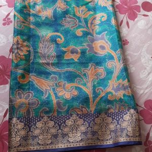 Silk Meenakari Border