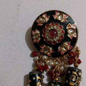 Meena Work Beautiful Ear Rings