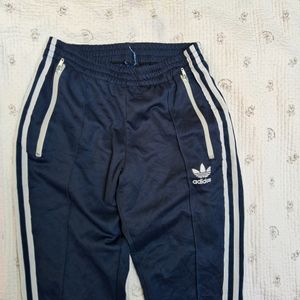 ADIDAS ORIGINAL NAVY STRIPED TRACK PANT