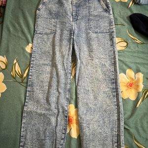 High Waist Soft Material Jeans