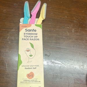 Sanfe Eyebrow Touch Up Face Razor New