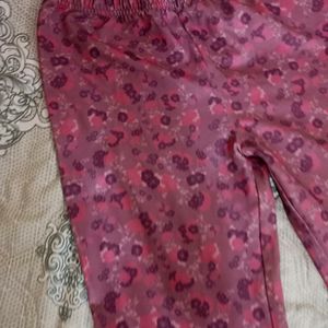 Flared Floral Pink Pants