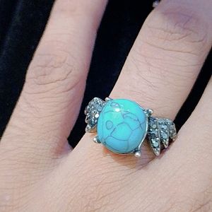 Blue Stone  Aesthetic Ring