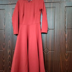 Party Wear Red Frock