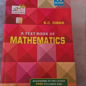 KC Sinha Class 11 Maths Book