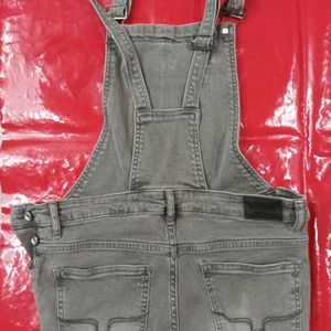 GRAY DENIM OVERALLS + freebies