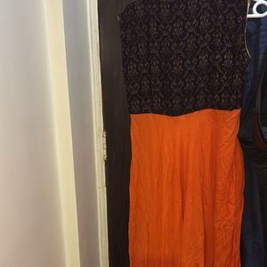 Orange Kurta