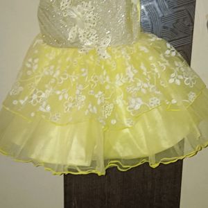 1 Year Girl Yellow Frock