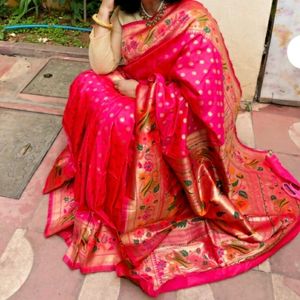 Paithani Design Border Saree