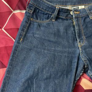 Blue Slim Fit Heigh Weist Jeans