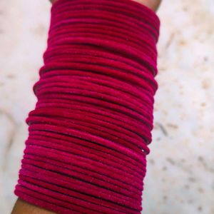 Velvet Hot Pink Bangles