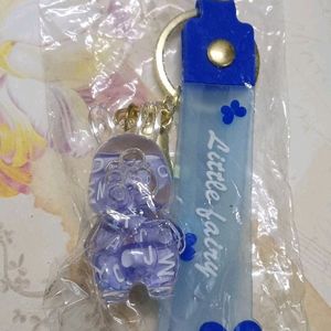 💙Cute Dark Blue Rabbit Keychain💙🐇