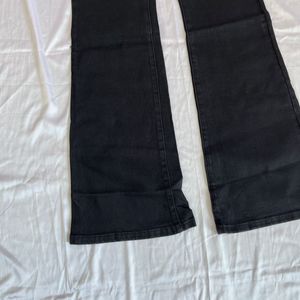 ZARA Flare Black Denim