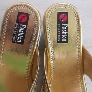 Party Wear GOLDEN Slippers