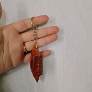 Handmade Wooden Keychain