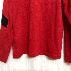 Under Armour Red Long Sleeve T Shirt