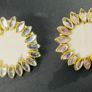 Fancy Party Wear Have Kunden Earrings