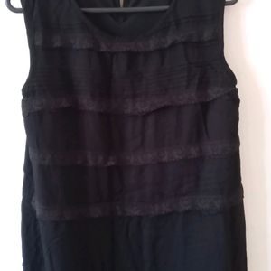 Black Dress / Regular Fit Middle Length