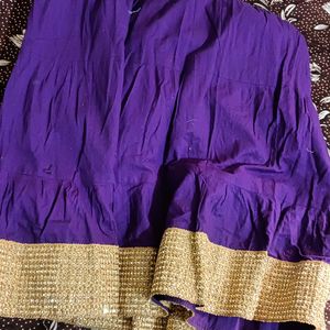 Purple Ethnic Skirt