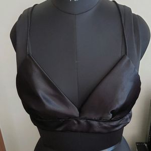 Black Backless Blouse(28 To 40)