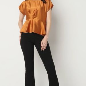 Vero Moda Copper Toned Extended Sleeves Top